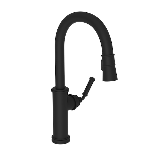 Newport Brass Pull-Down Kitchen Faucet in Flat Black 2940-5103-56 - main